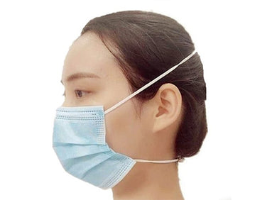 Face mask 3 ply head loop