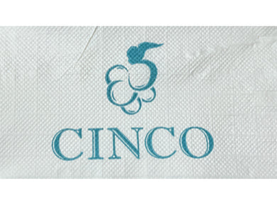 Cinco bar cocktail napkin