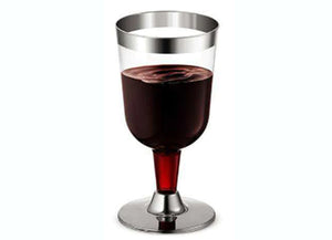 Silver coated wine cup