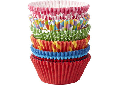 Colored baking paper cups
