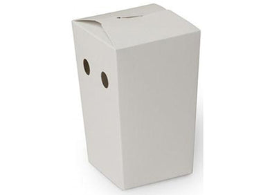 White & Kraft appetizers box with hinged lid