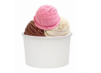 White ice cream box