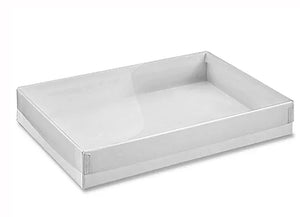 Chocolate box with PVC lid