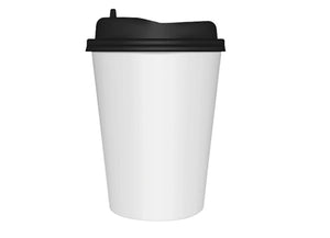 White paper cup- Lid available