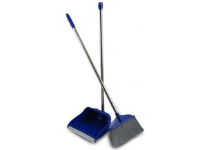 Dust pan+handle+broom
