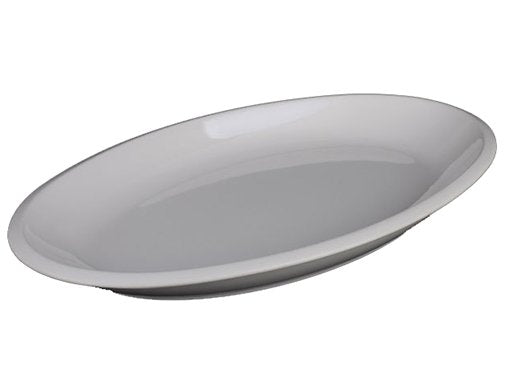 Plastic oval plate