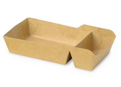 2 compartments tray