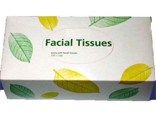 Facial tissues box