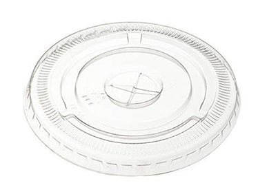 Flat lid PET cups