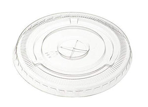 Flat lid PET cups