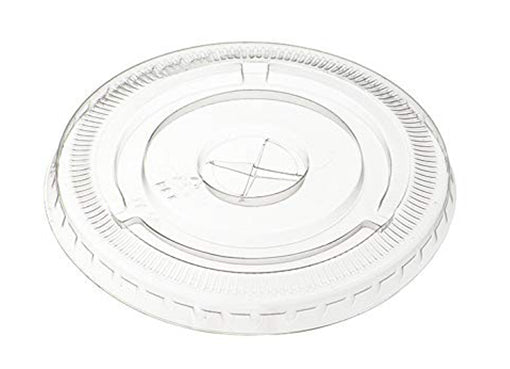 Flat lid PET cups