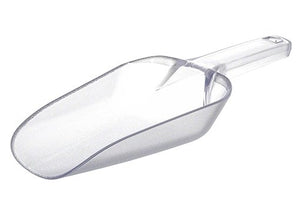 Plastic transparent scoop