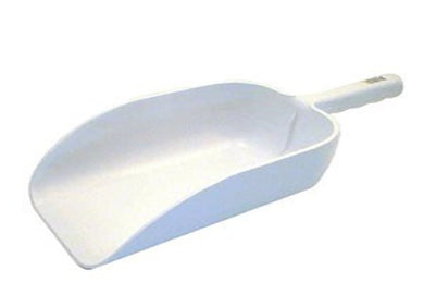 Plastic white scoop