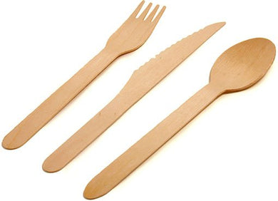 Wooden cutlery