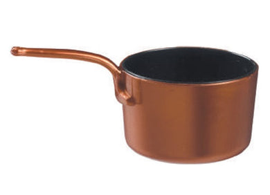 Copper/black eskoffie pan