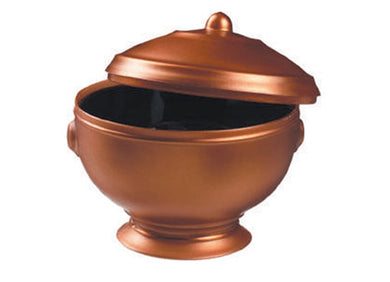 Copper/black eskoffie tureen