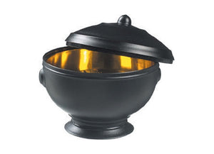 Black/gold eskoffie tureen