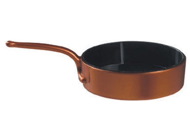 Copper/black eskoffie frying pan