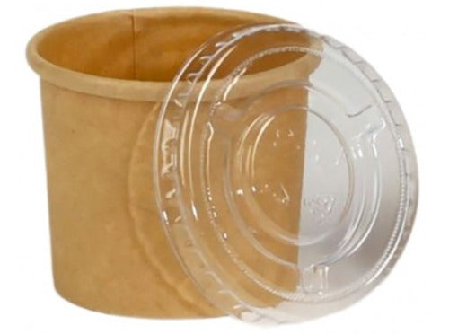 Sauce cup carton + PET lid
