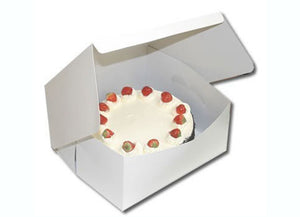 Cake box white high end