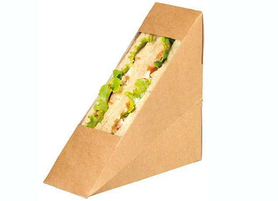 Club sandwich box with window