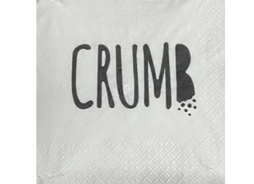 Crumb sandwich bar cocktail napkin