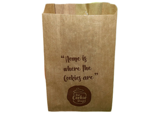 Cookie shop grease proof kraft bags