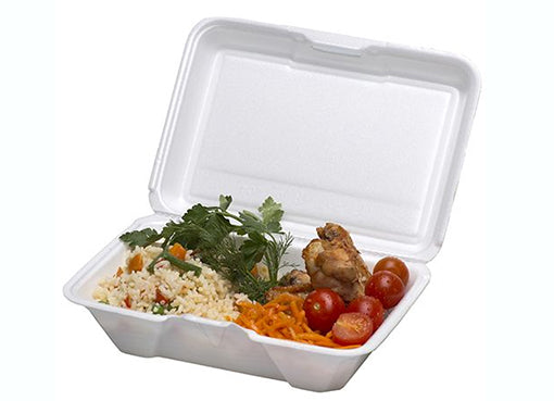 1 compartment box with hinged lid