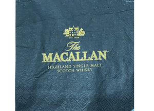 Macallan fancy event cocktail napkin