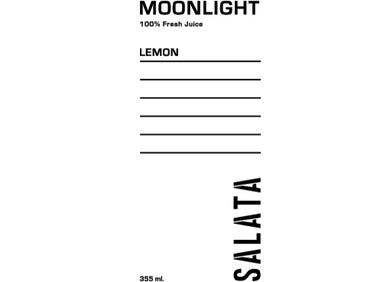 Moonlight juice sticker