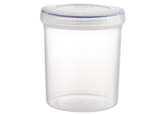 Round container for mouneh with twist cover