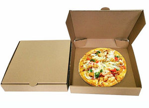Square pizza and tarte box