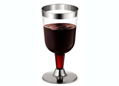 Silver coated wine cup