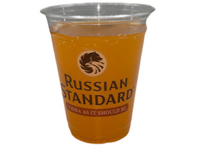 Russian Standard vodka cup