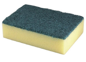 Sponge with abrasive