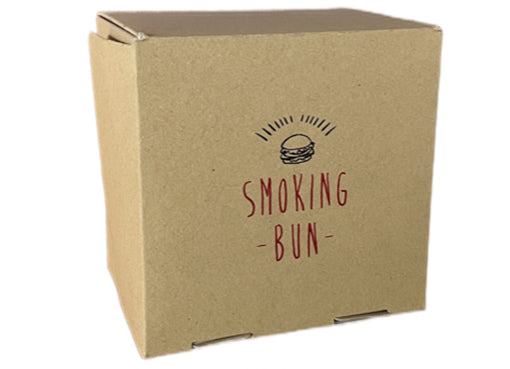 Smoking bun burger box