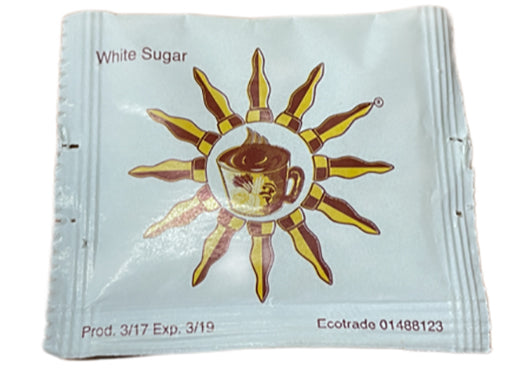 Colombiano café white sugar