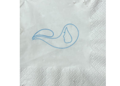 Beach cocktail napkin