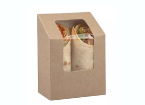Wrap box with cello window
