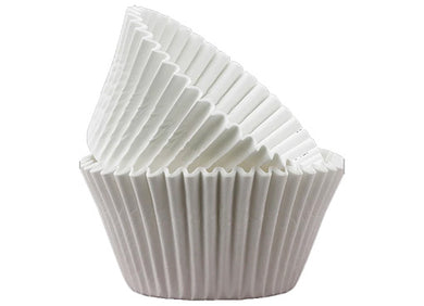 White baking paper cups