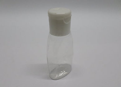 Bottle oblong with flip top cover