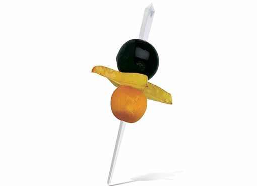 Crystal cocktail pick