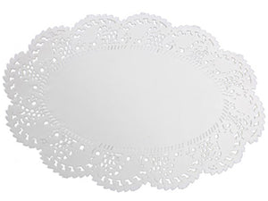Oval paper lace
