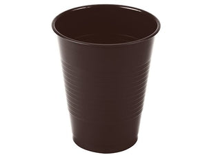 Plastic brown cup