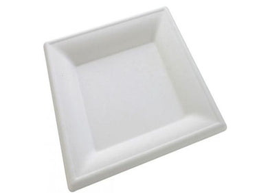 Sugarcane pulp square plate