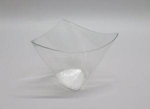 Verrine twisted triangle with cover
